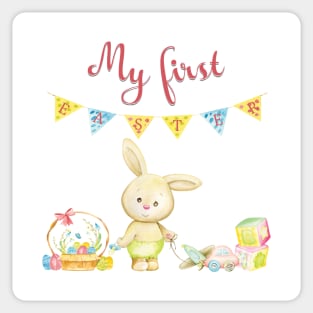 My first Easter design for your baby's very first Easter holiday celebration Sticker